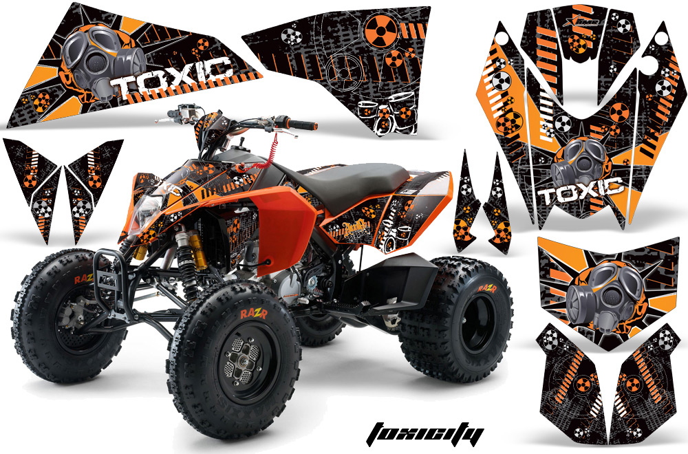 KTM 525 XC 08 Graphics Kit Toxicity Orange